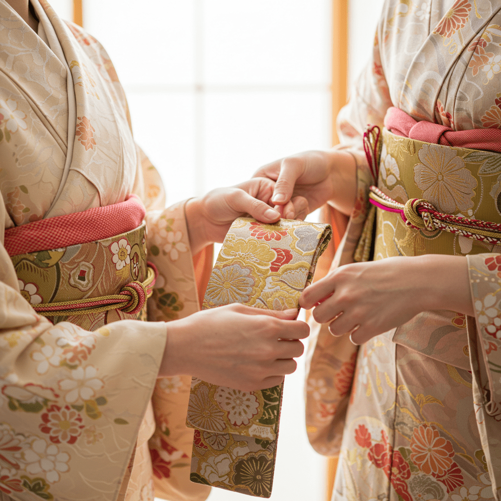 振袖に合わせる現代風の小物選び